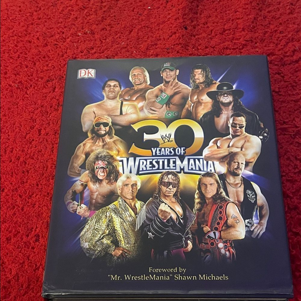 WWE 30 Years of WrestleMania Book hardcover